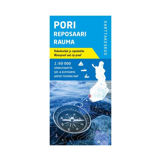 Karttakeskus Pori Reposaari Rauma, veneilykartta 1:60 000