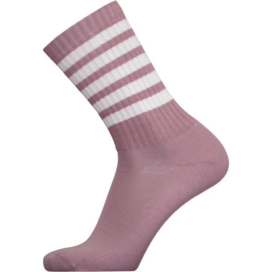 Sukkamestarit Merinovillasukat Sport - Pinkki 5 Stripes - Unisex - 35-38 - Partioaitta