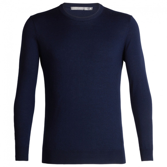 Icebreaker Mens Shearer Crewe Sweater - Midnight Navy - Miehet - L - Partioaitta