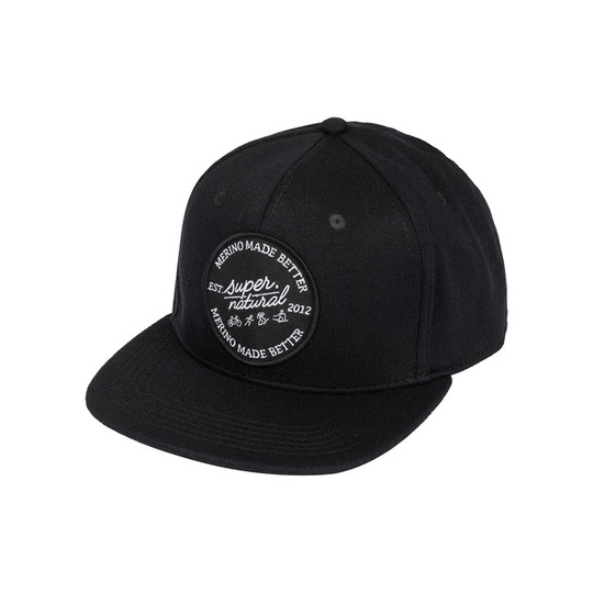Supernatural Signature Cap - Jet Black - Unisex - OneSize - Partioaitta