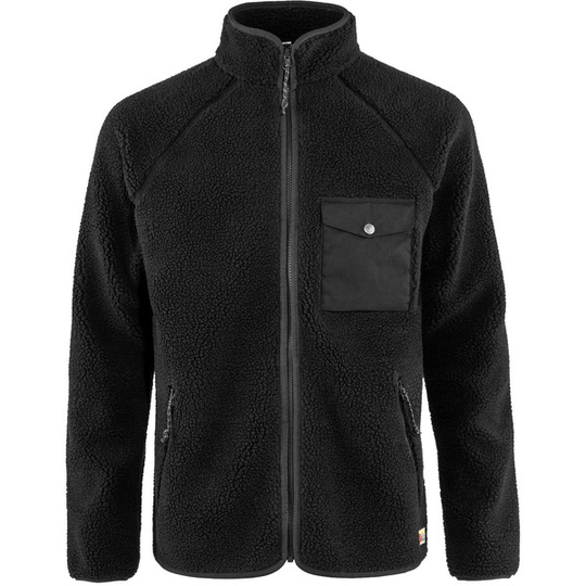 Fjällräven Vardag Pile Fleece M - Black - Miehet - L - Partioaitta