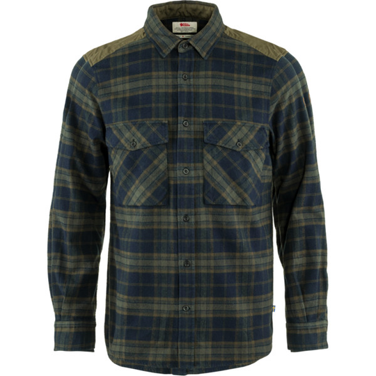 Fjällräven Övik Twill Shirt M - Dark Navy-basalt - Miehet - S - Partioaitta