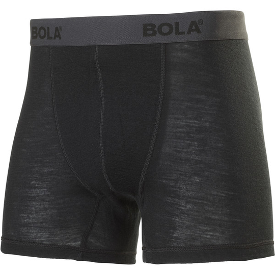 Bola Merino Boxer Double Pack - Black - Miehet - S - Partioaitta