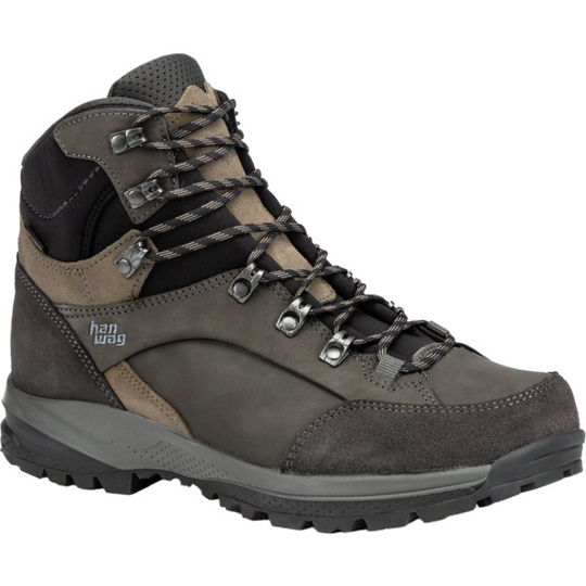 Hanwag Banks Sf Extra Gtx - Asphalt/light Brown - Miehet - 10 - Partioaitta