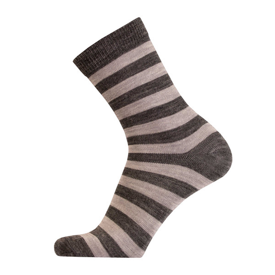 Sukkamestarit Merinovillasukat - 2-raita Harmaa T.harmaa - Unisex - 35-38 - Partioaitta