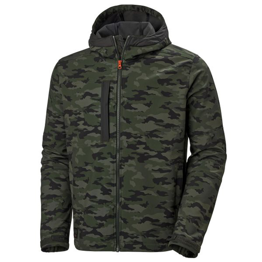 Helly Hansen Workwear Kensington 74230-481 Softshelltakki hupulla, camo S