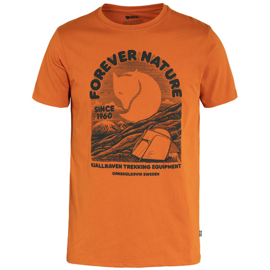 Fjällräven Fjällräven Equipment T-shirt M - Sunset Orange - Miehet - L - Partioaitta