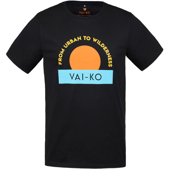 VAI-KO Horisontti T-shirt - Black - Unisex - S - Partioaitta