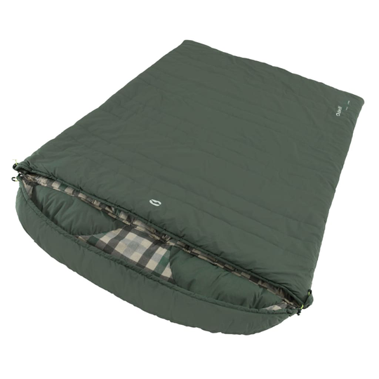 Outwell Kahden hengen makuupussi Camper Lux metsänvihreä