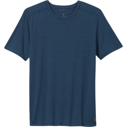 Royal Robbins Vacationer Crew S/s - Navy Str - Miehet - M - Partioaitta