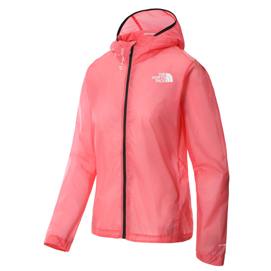 The North Face W Flight Lightriser Wind Jacket - Calypso Coral - Naiset - S - Partioaitta