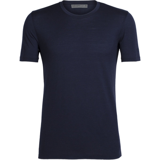 Icebreaker M Tech Lite Ss Crewe - Midnight Navy - Miehet - M - Partioaitta