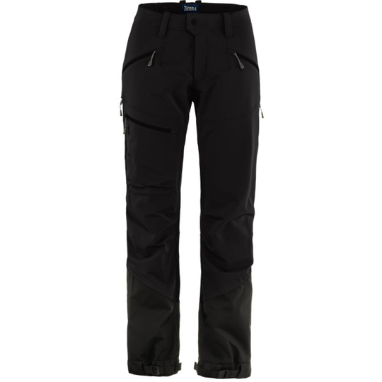 Tierra Lite Track Pant Short W - Black - Naiset - 38 - Partioaitta
