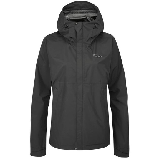 Rab Downpour Eco Jacket Wmns - Black - Naiset - 12 - Partioaitta
