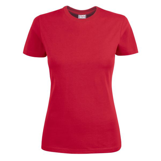 Printer Heavy T-shirt Lady T-paita Punainen XS