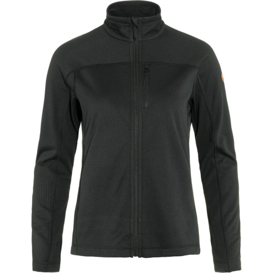 Fjällräven Abisko Lite Fleece Jacket W - Black - Naiset - L - Partioaitta