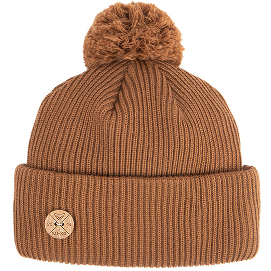 VAI-KO Timberjack Pom Beanie - Coffee Brown - Unisex - OneSize - Partioaitta