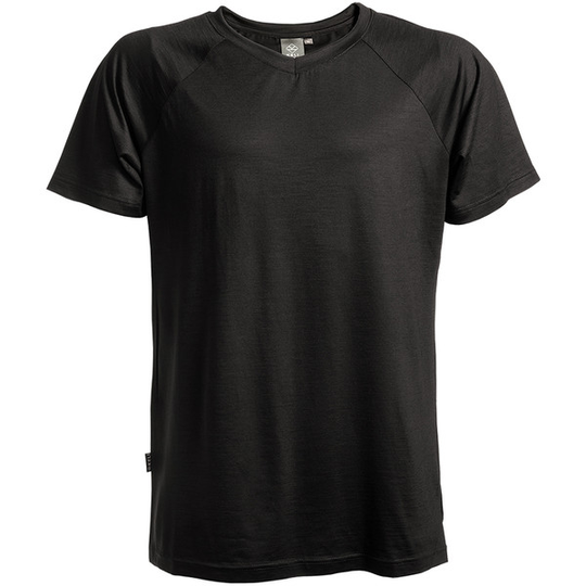 Keli Merinovilla T-paita - Black - Unisex - XXS - Partioaitta