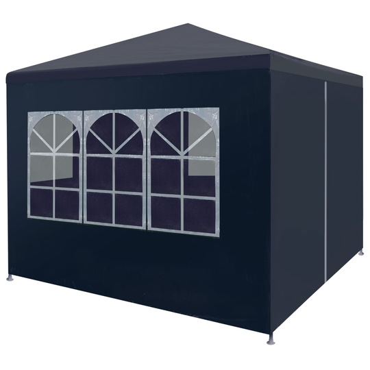 vidaXL Juhlateltta 3x3 m sininen