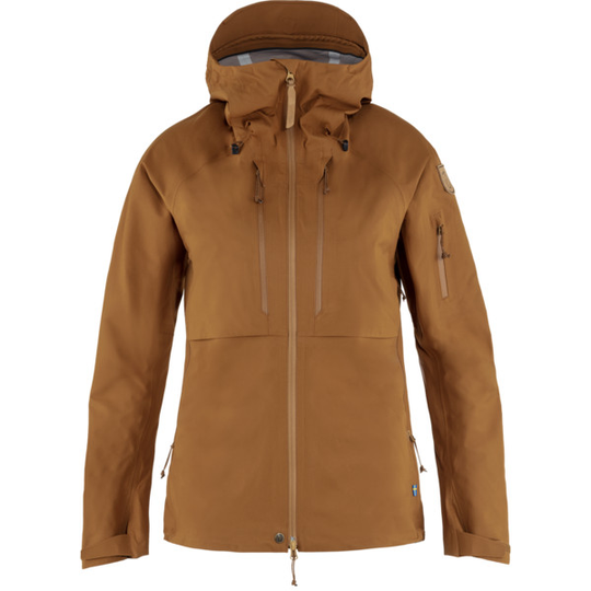 Fjällräven Keb Eco-shell Jacket W - Chestnut - Naiset - L - Partioaitta