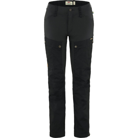 Fjällräven Keb Trousers W Short - Black - Naiset - 34 - Partioaitta