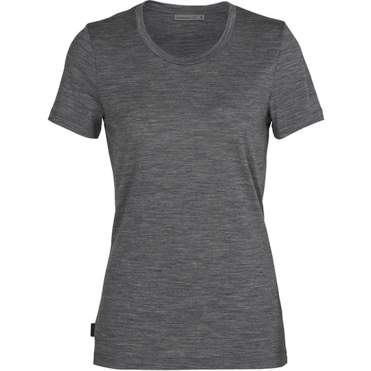 Icebreaker W Tech Lite Ii Ss Tee - Gritstone Hthr - Naiset - XS - Partioaitta