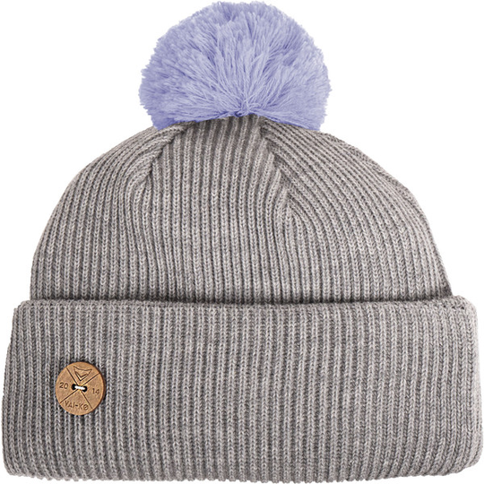 VAI-KO Timberjack Pom Beanie - Greymele/lavender Pom - Unisex - OneSize - Partioaitta