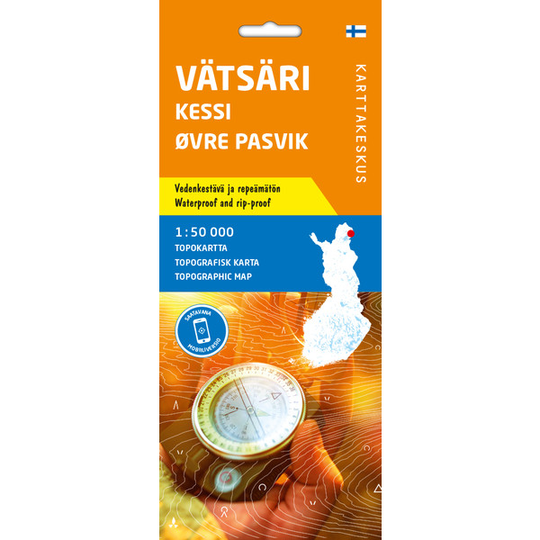 Karttakeskus Vätsäri Kessi Øvre Pasvik - Nocolor - OneSize - Partioaitta