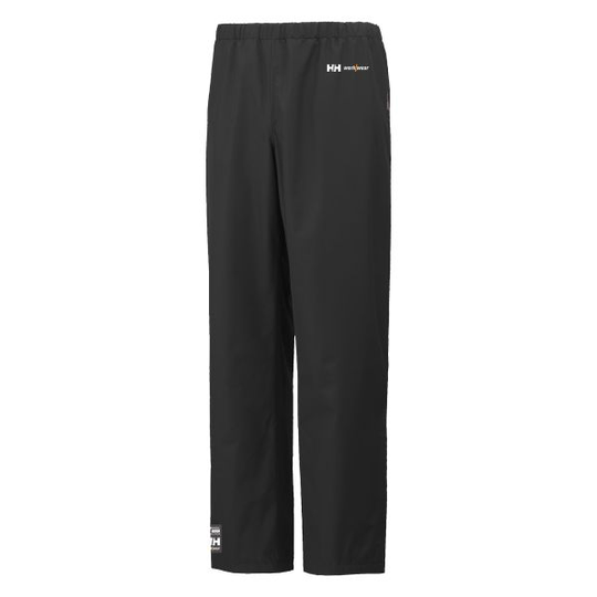 Helly Hansen Workwear Gent Sadehousut musta, vedenpitävä XS