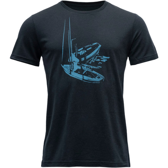 Devold Straumane Merino 150 Tee Man - Ink - Miehet - L - Partioaitta