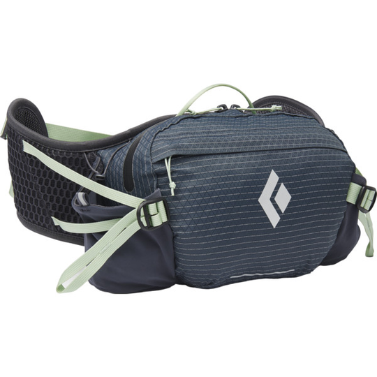 Black Diamond Pursuit 6 Waist Pack - Carbon/foam Green - Unisex - OneSize - Partioaitta