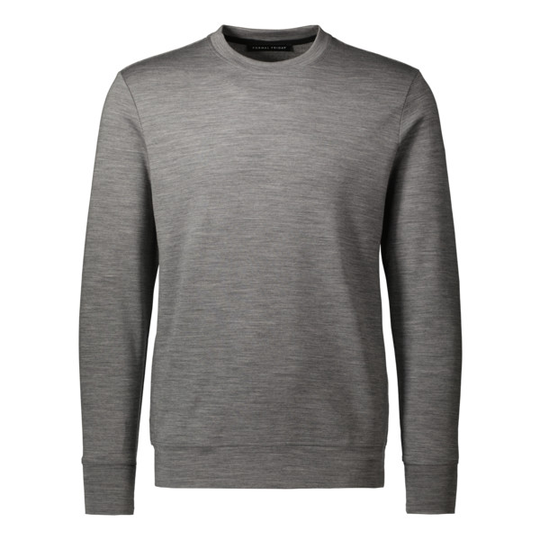 Formal Friday Ultrafine Merino Sweatshirt - Grey - Unisex - M - Partioaitta