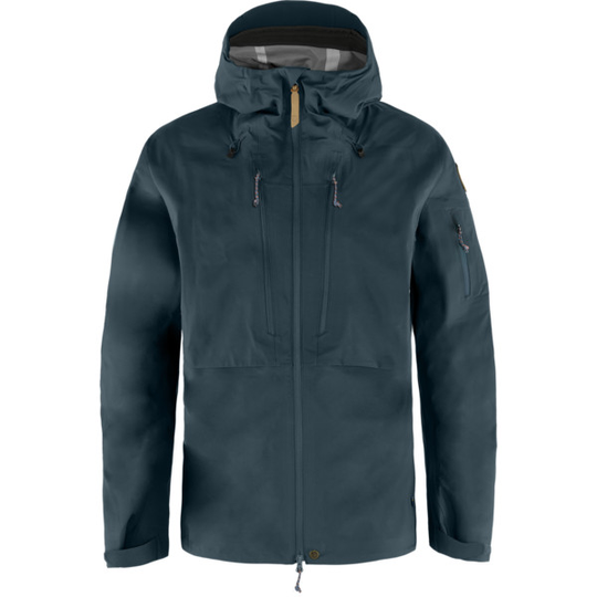 Fjällräven Keb Eco-shell Jacket M - Dark Navy - Miehet - L - Partioaitta