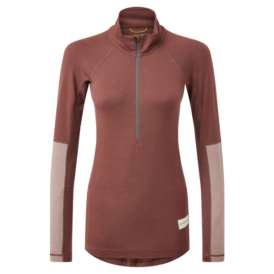 Artilect W Flatiron 185 1/4 Zip - Andorra/twilight Mauve - Naiset - S - Partioaitta