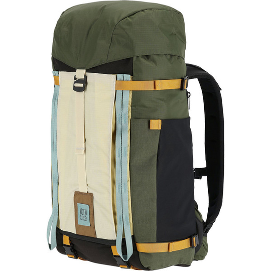 Topo Designs Mountain Pack 28l - Bone White/olive - Unisex - OneSize - Partioaitta