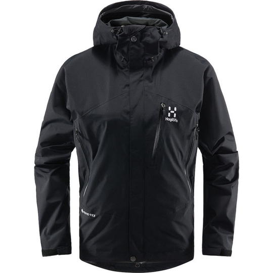 Haglöfs Astral Gtx Jacket Women - True Black - Naiset - S - Partioaitta