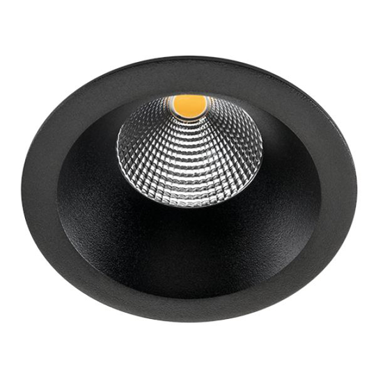 SG Armaturen Junistar Soft Downlight-valaisin musta 2700 K