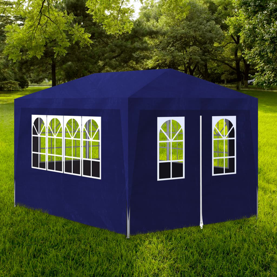vidaXL Juhlateltta 3x4 m sininen