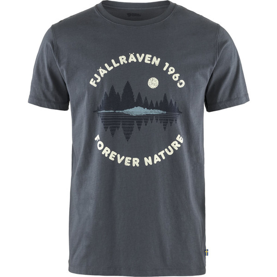 Fjällräven Forest Mirror T-shirt M - Navy - Miehet - L - Partioaitta