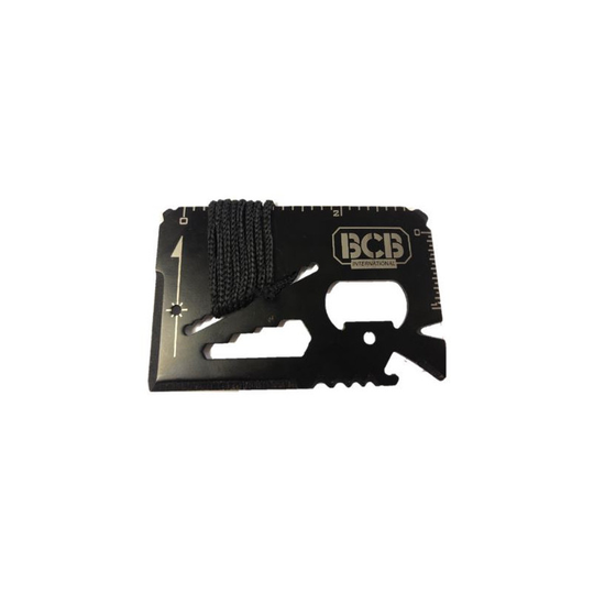 BCB Pocket Survival Tool selviytymistyökalu nahkapussissa