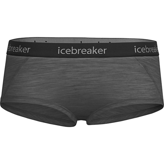 Icebreaker Women Sprite Hot Pants - Gritstone Hthr - Naiset - L - Partioaitta
