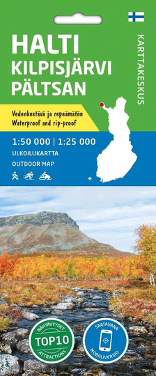 Karttakeskus Halti Kilpisjärvi Pältsan