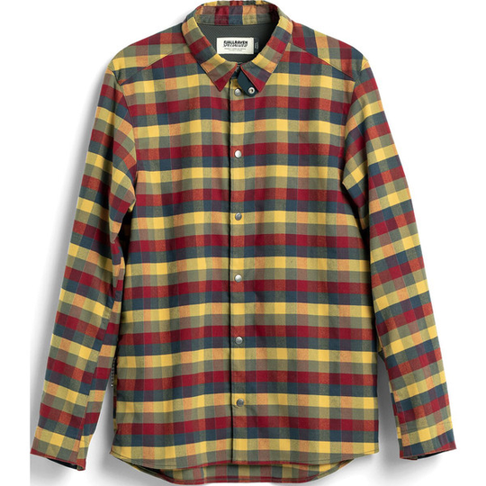 Fjällräven S/f Rider' S Flannel Shirt Ls M - Flag Check - Miehet - L - Partioaitta