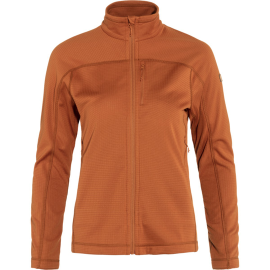 Fjällräven Abisko Lite Fleece Jacket W - Terracotta Brown - Naiset - L - Partioaitta