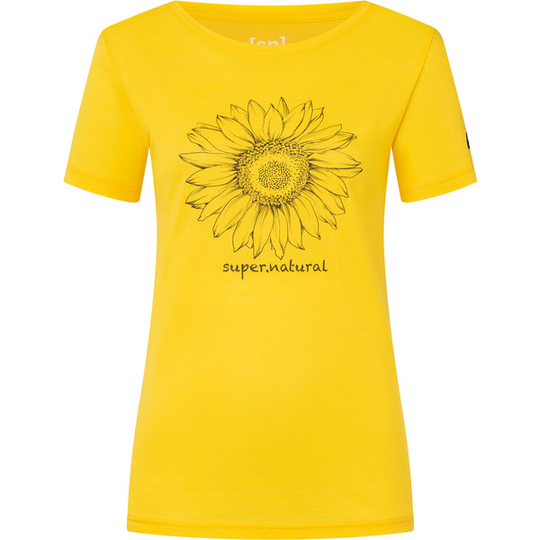 Supernatural W Girasol Tee - Illuminating/stone Grey - Naiset - S - Partioaitta
