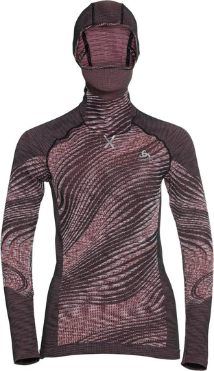 Odlo Women's The Blackcomb ECO long sleeve with facemask