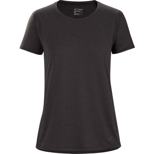 Arc'teryx Taema Crew Ss Women' S - Black Heather - Naiset - L - Partioaitta