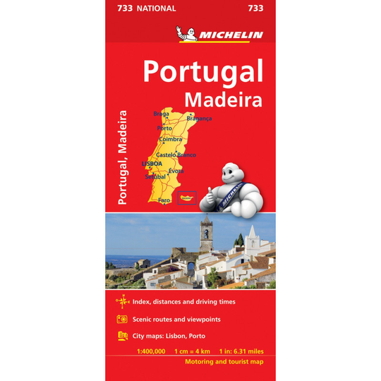 Michelin Portugali, Madeira Kartta