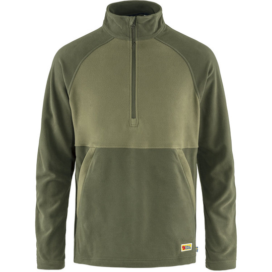 Fjällräven Vardag Lite Fleece M - Laurel Green-light Olive - Miehet - L - Partioaitta