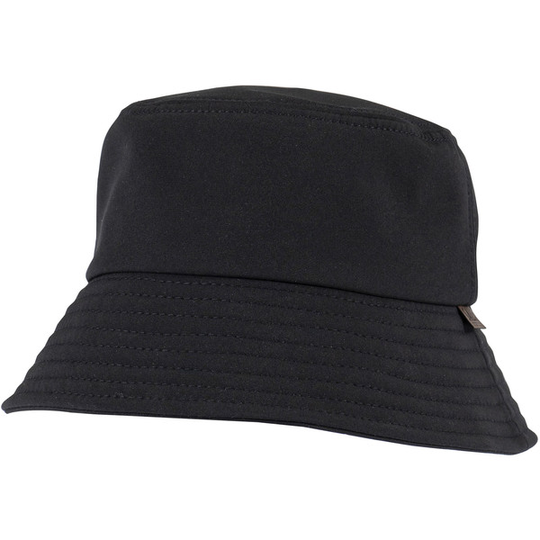 Salon Lakkitehdas Bucket Hat Softshell - Black - Unisex - 57 - Partioaitta